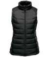 AFV-1W Stormtech Ladies Stavanger Thermal Bodywarmer Black / Graphite Grey colour image